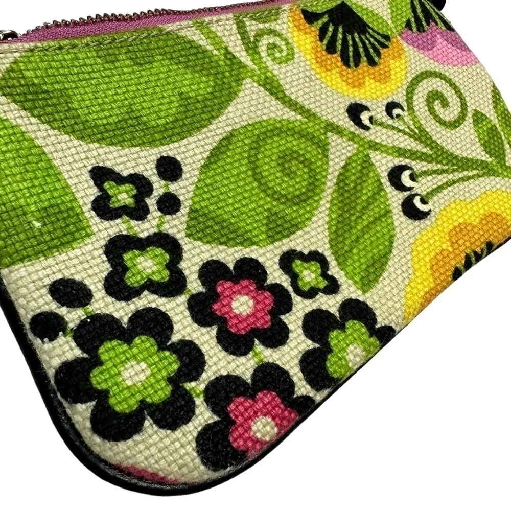 Spartina 449 Bright Floral Jute Wristlet